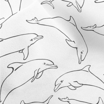 Hand Drawn Black And White Dol Micro Fleece