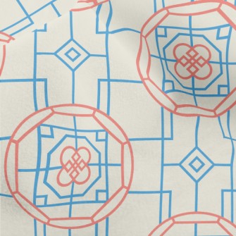 Korean Window Pattern Micro Fleece