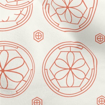 Hand Drawn Korean Pattern Micro Fleece