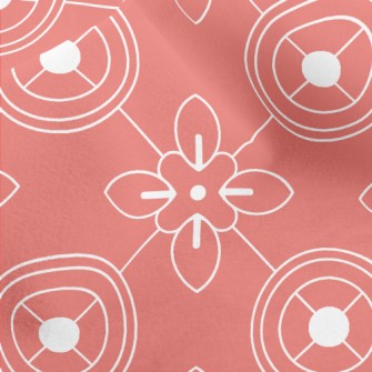 Modern Geometric Pattern Micro Fleece