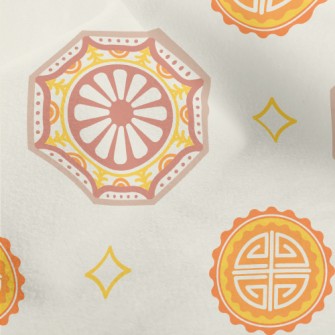 Traditional Asian Pattern Micro Fleece