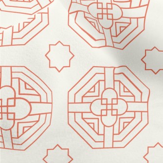 Korean Geometric Pattern Micro Fleece