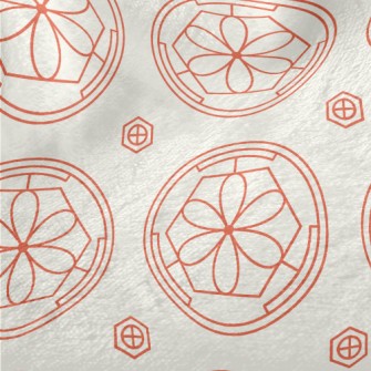 Hand Drawn Korean Pattern Minky