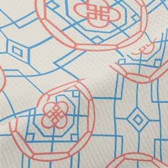 Korean Window Pattern Piqué