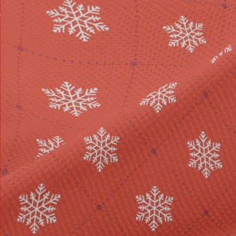 Winter Snowflakes Piqué