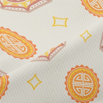 Traditional Asian Pattern Piqué