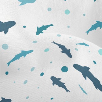 Blue Shark Silhouette Lightweight Performance Linen