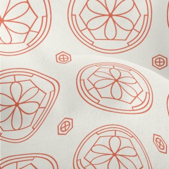 Hand Drawn Korean Pattern Lightweight Performance Linen
