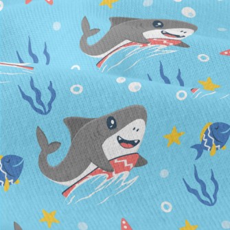 Cute Surfing Shark Modern Jersey