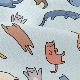 Doodle Colored Cat Modern Jersey