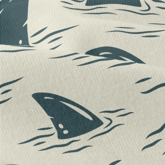 Cartoon Shark Fin Modern Jersey