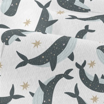 Starry Sky Pattern Whale Modern Jersey