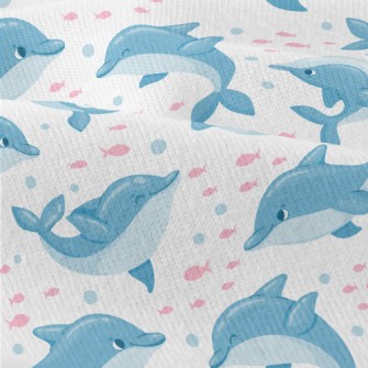 Happy Cute Dolphin Modern Jersey