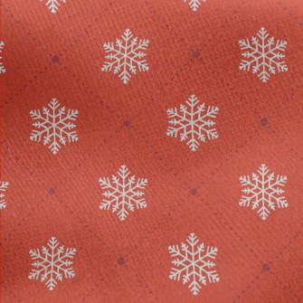 Winter Snowflakes Jersey Backed Fleece