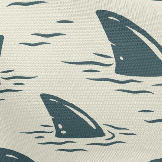 Cartoon Shark Fin Pongee