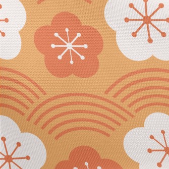 Japanese Traditional Cherry Bl Pongee