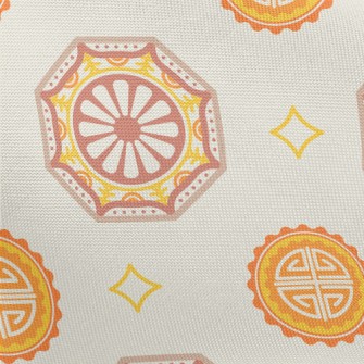 Traditional Asian Pattern Pongee