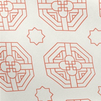 Korean Geometric Pattern Pongee