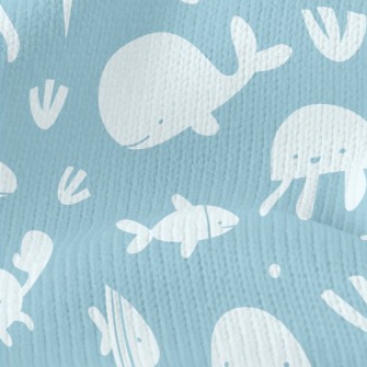 Smiley Underwater Creature Stretch Jersey