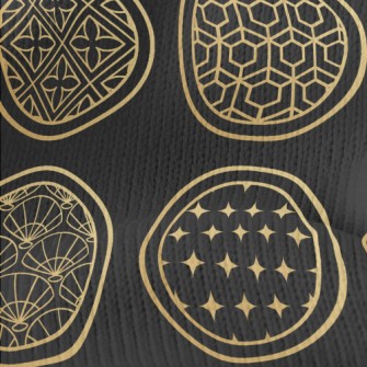 Chinese Pattern Decoration Stretch Jersey
