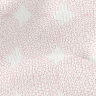 Pink Geometric Pattern Stretch Jersey