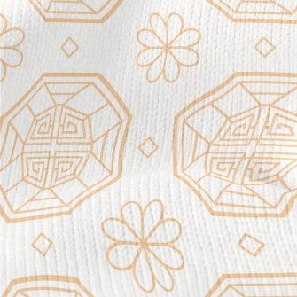 Korean Octagonal Pattern Stretch Jersey