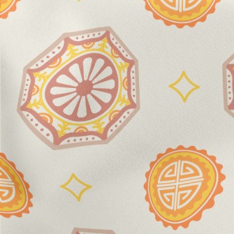 Traditional Asian Pattern Lightweight Cotton Poplin
