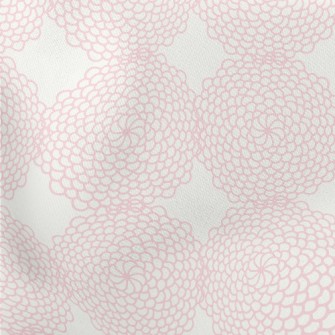 Pink Geometric Pattern Lightweight Cotton Poplin
