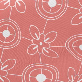 Modern Geometric Pattern Midweight Cotton Poplin