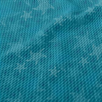 Detailed Pattern Of Starfish A Birdseye Piqué