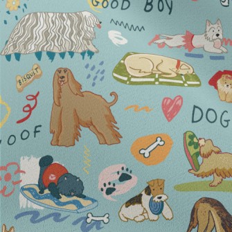 Cute Dogs Of Different Breeds Chiffon