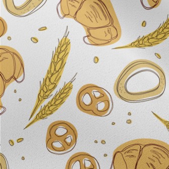 Colorful Wheat And Bread Chiffon