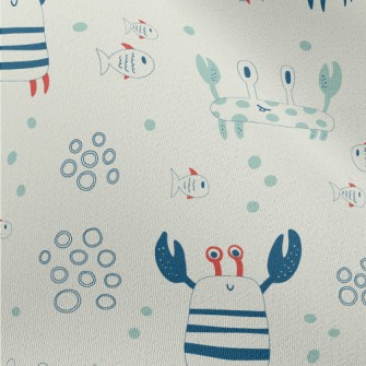 Children's Simple Crab Fis Chiffon