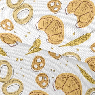 Colorful Wheat And Bread Waterproof Oxford