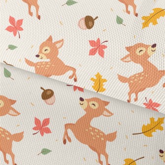 Happy Jumping Forest Deer Waterproof Oxford