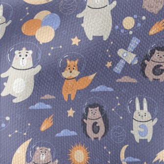 Animals Floating In Space Waterproof Canvas