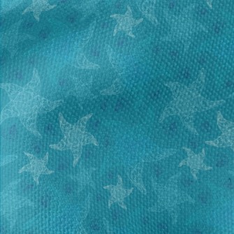 Detailed Pattern Of Starfish A Waterproof Canvas