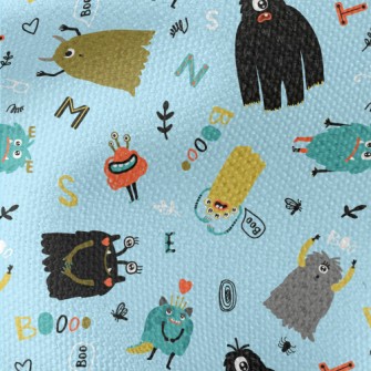 Funny Aliens In Europe And Ame Waterproof Canvas