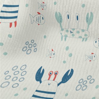 Children's Simple Crab Fis Terry