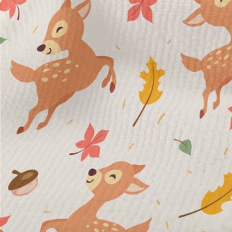 Happy Jumping Forest Deer Terry