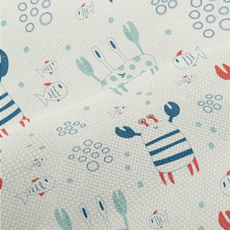 Children's Simple Crab Fis Performance Linen