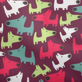 Color Block Cartoon Puppy Dobby