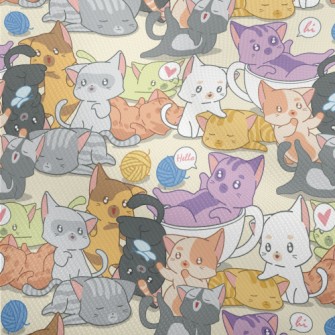 Cute Playing Cats Dobby