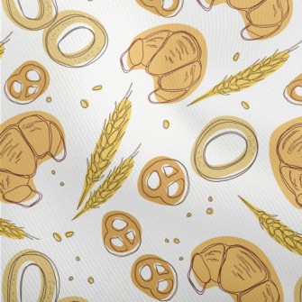 Colorful Wheat And Bread Dobby