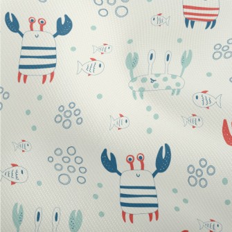 Children's Simple Crab Fis Dobby