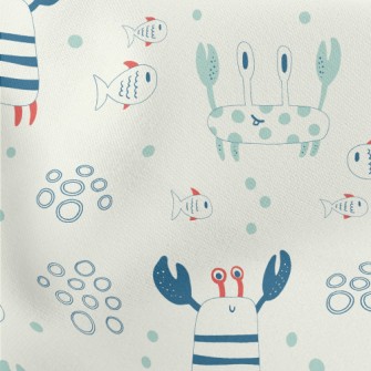 Children's Simple Crab Fis Stretch Ponte