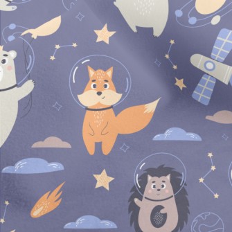 Animals Floating In Space Micro Fleece