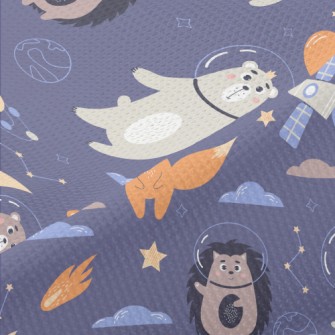 Animals Floating In Space Piqué