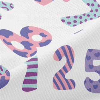 Various Designs Of Numbers Piqué