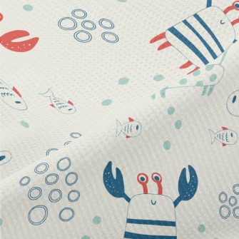 Children's Simple Crab Fis Piqué